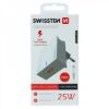 Picture of SWISSTEN Travel charger 25W+USB-C/USB-C 1.2m white