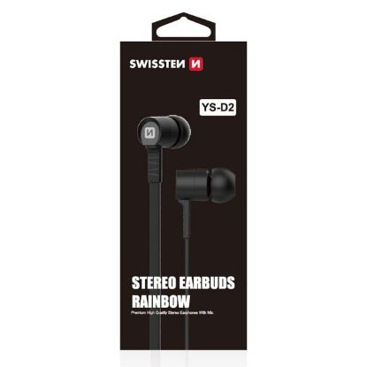 Picture of SWISSTEN Earbuds Rainbow YS-D2 Black