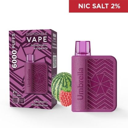 Picture of VAPE 6000 PUFFS RASPBERRY WATERMELON 2%