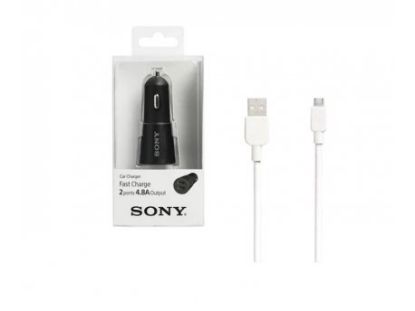 Picture of SONY USB KABL I AUTO PUNJAČ 2 ports 4.8A Output microUSB