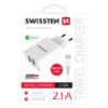 Picture of SWISSTEN TRAVEL CHARGER SMART IC, CE WITH 2x USB 2,1A POWER + DATA CABLE USB / MICRO USB 1,2 M WHITE