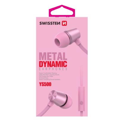 Picture of SWISSTEN EARBUDS DYNAMIC  YS500 ROSE/GOLD